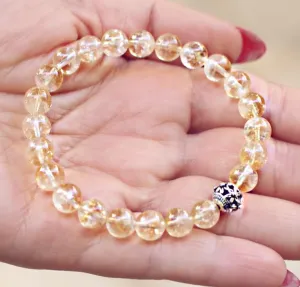 Citrine Genuine Crystal Bracelet