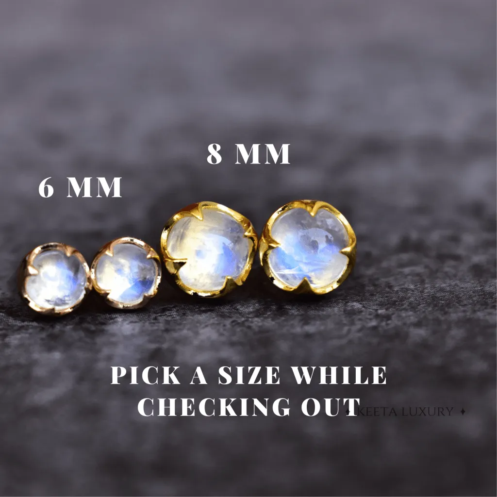 Claw - Moonstone Earring