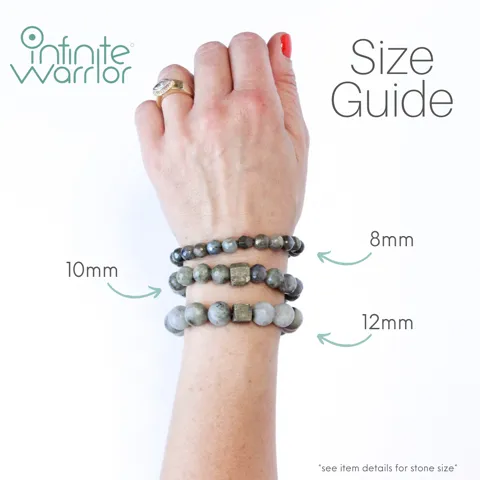 Cream Moonstone Crystal Bracelet | Faceted