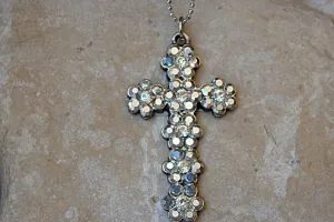 Cross necklace.