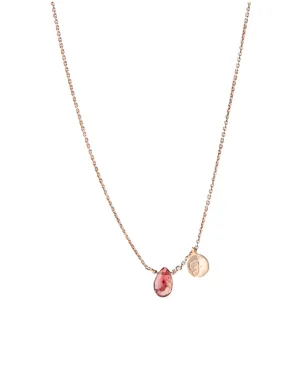 Custom - Letters & Gemstone Necklace