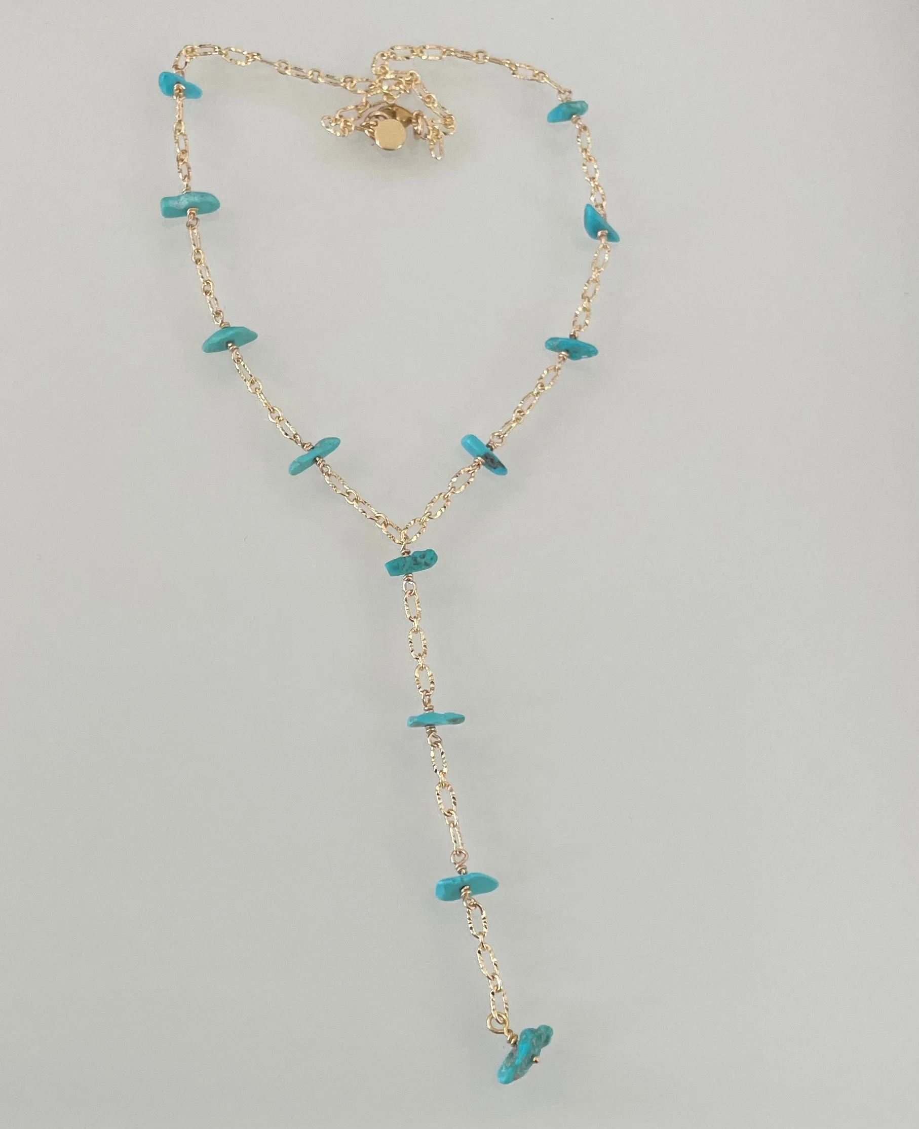 Dainty Turquoise Lariat