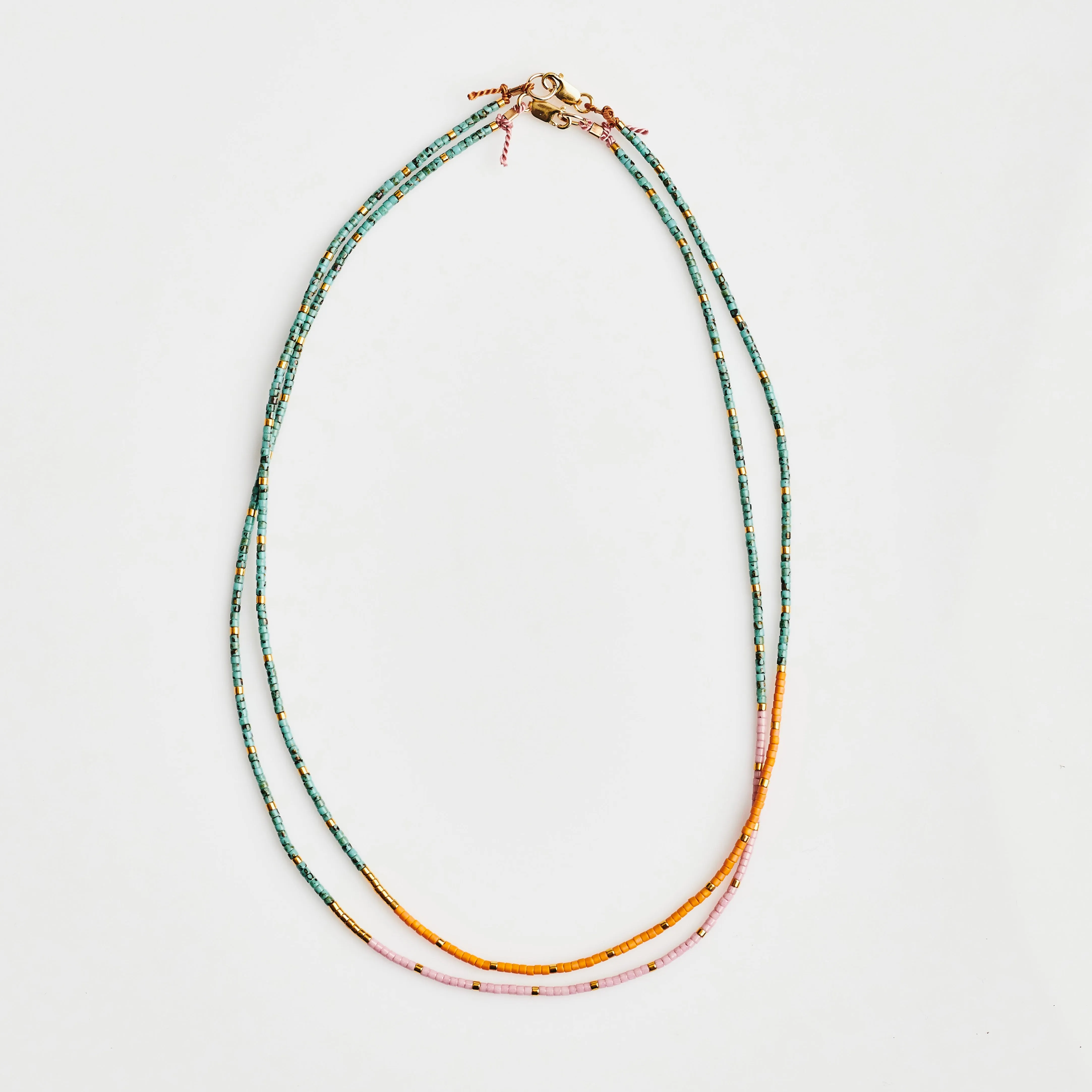 Dawn Fine Bead Necklace
