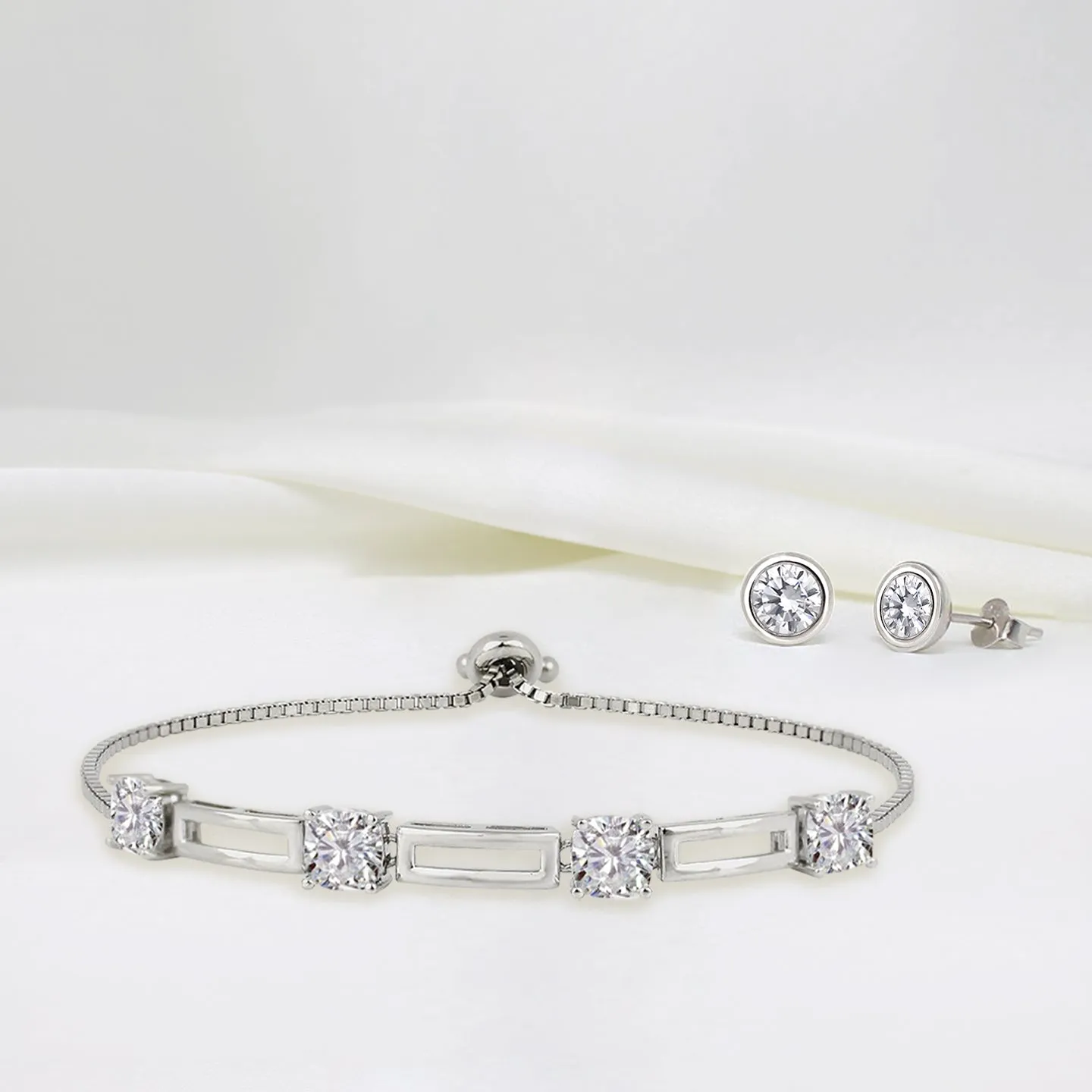 Dazzling Zircon Duo Set