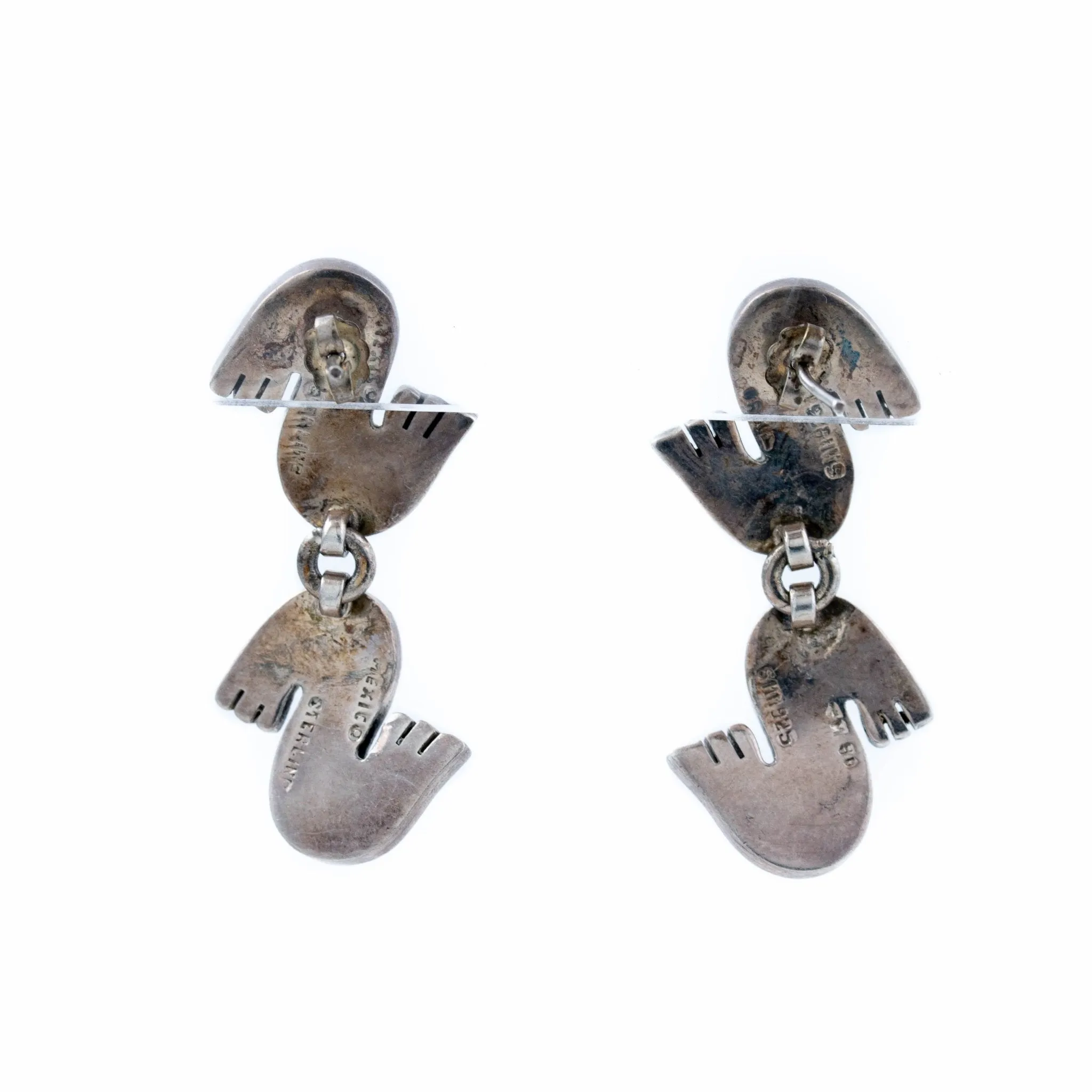 Double “S” Inlay Earrings