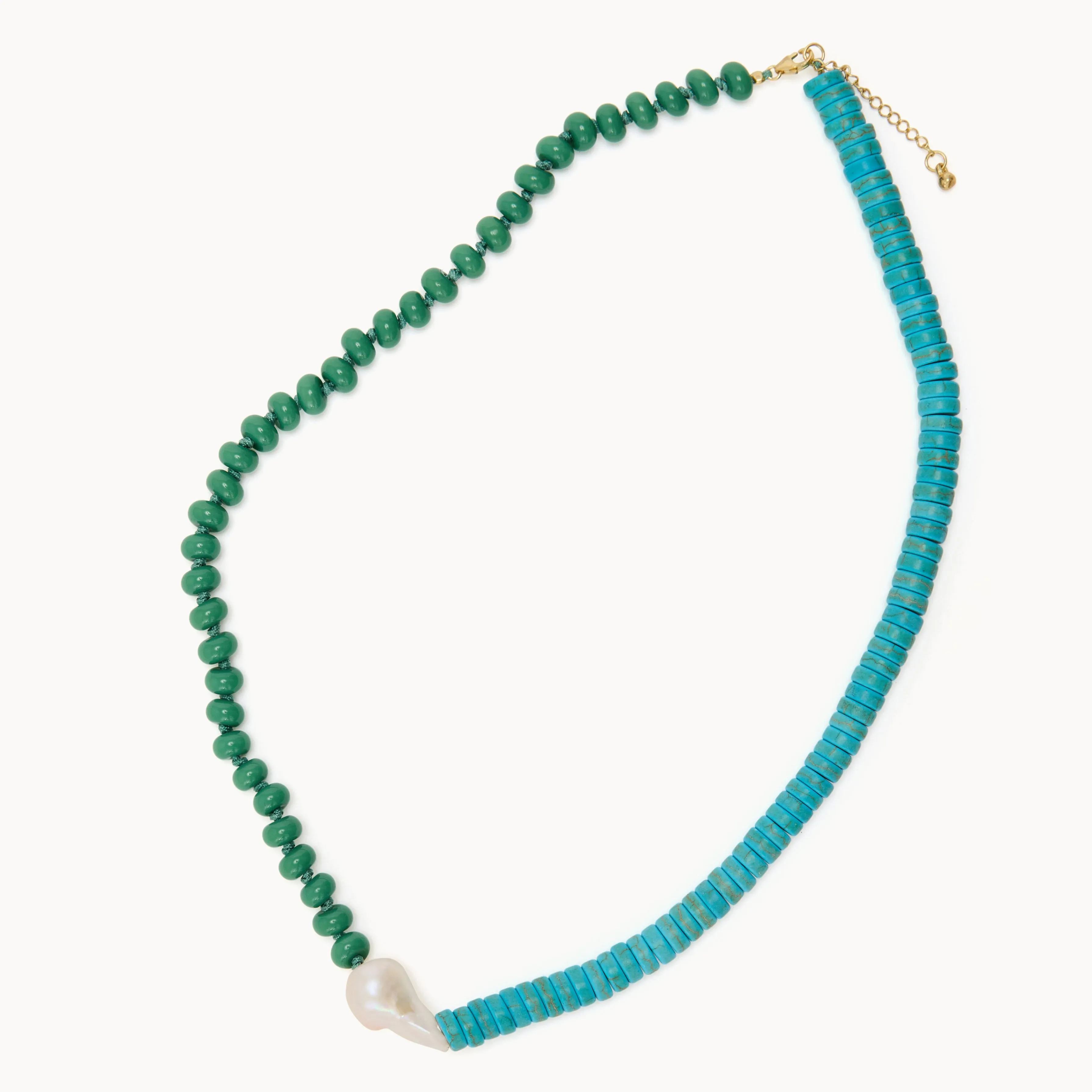 Eleanor Turquoise Beaded Necklace