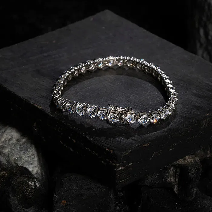 Eternal Sparkle Silver Tennis Bracelet