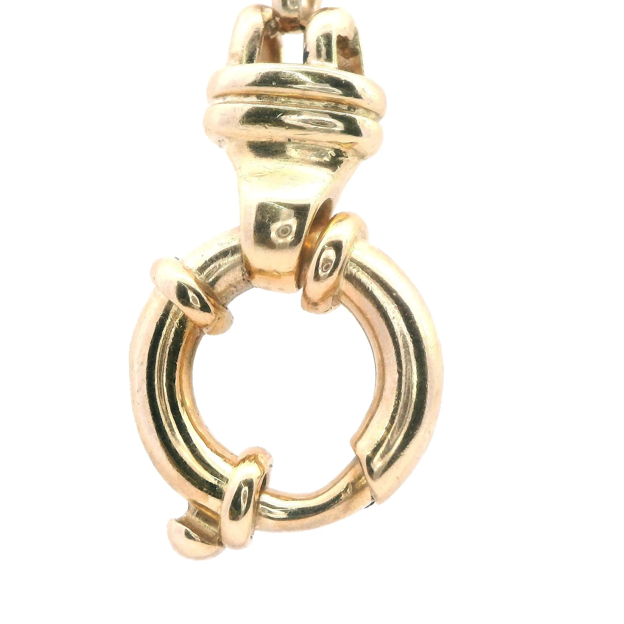Exquisite Yellow Gold Blue Topaz Bracelet