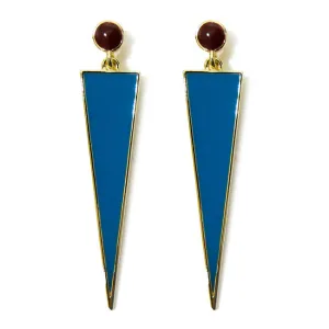 FASHÃ´ Retro Tribe Earring in Turquoise