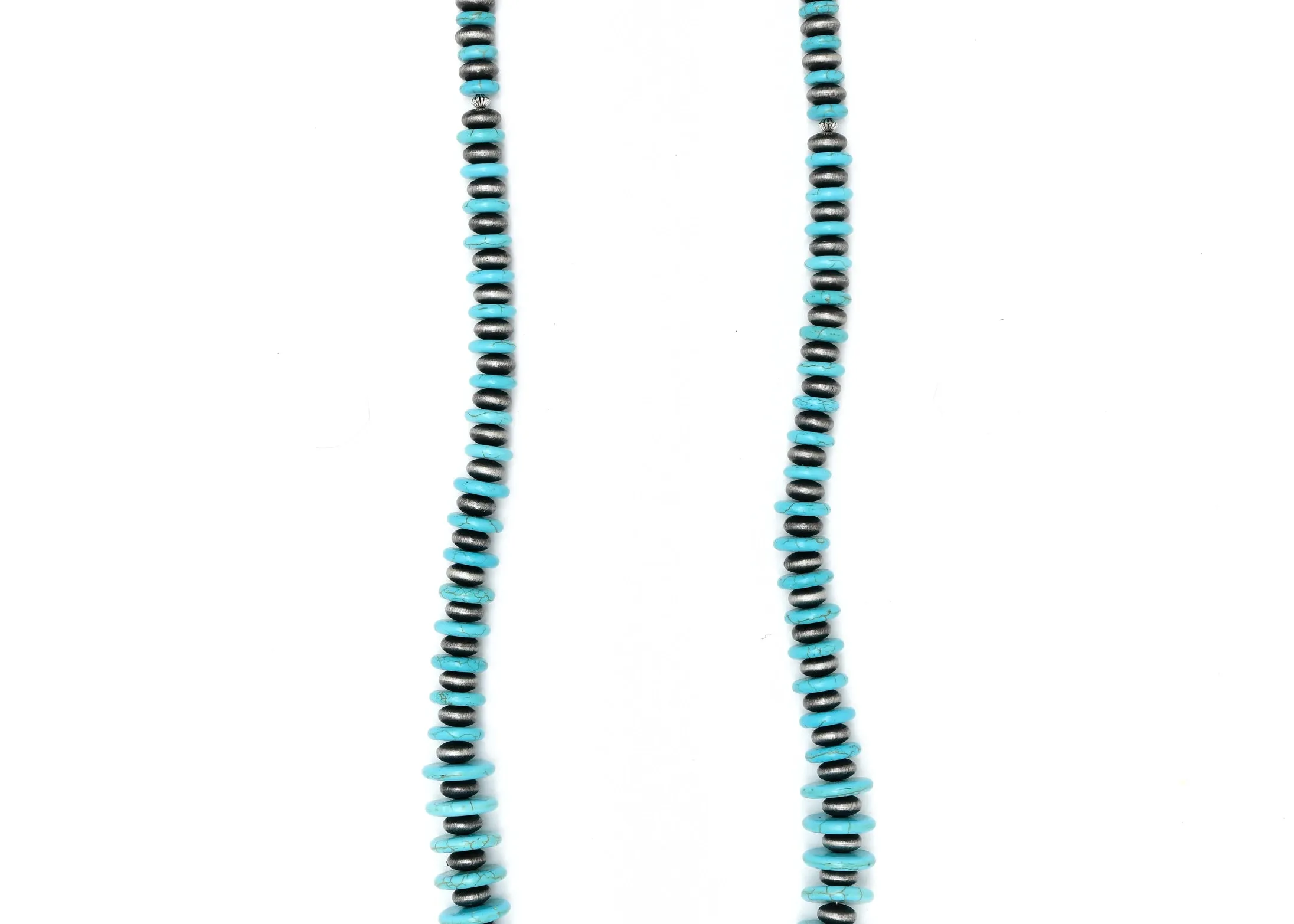 Faux Navajo Pearl Turquoise Necklace