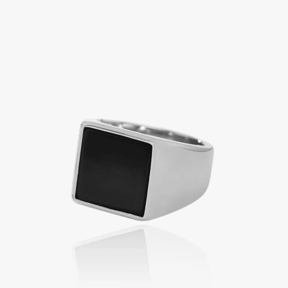 Flat Signet Ring (Silver)