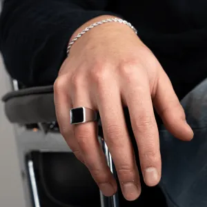 Flat Signet Ring (Silver)