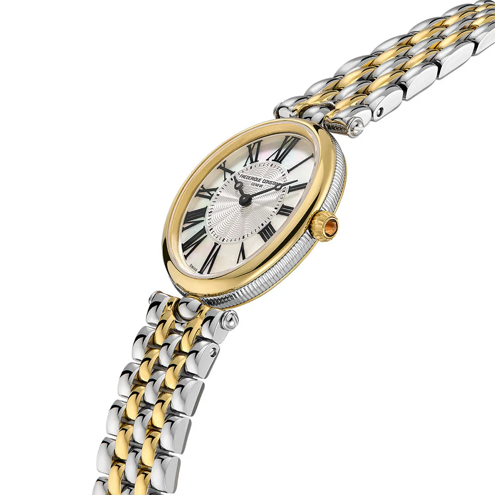 Frederique Constant FC­-200MPW2V23B Art Deco Oval Watch
