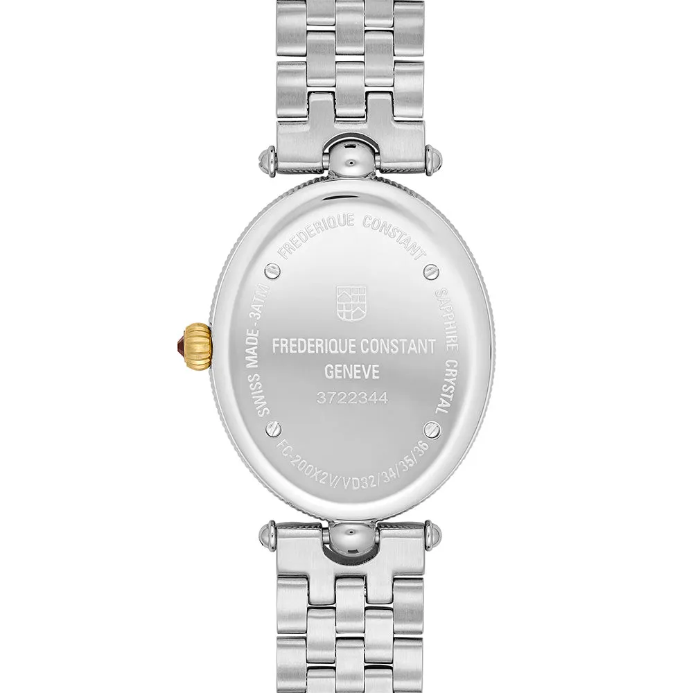 Frederique Constant FC­-200MPW2V23B Art Deco Oval Watch