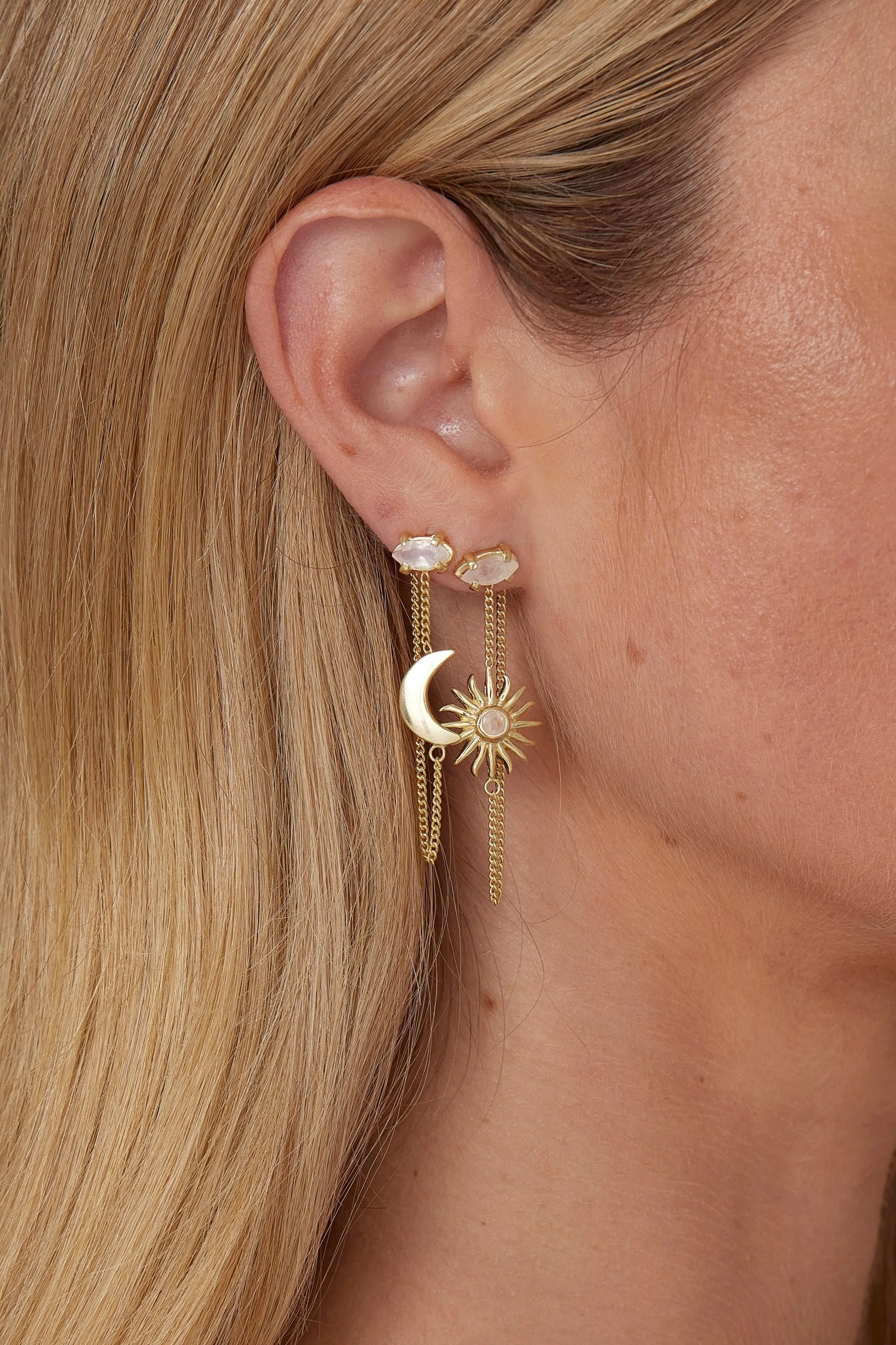 Galaxy Gold Earrings