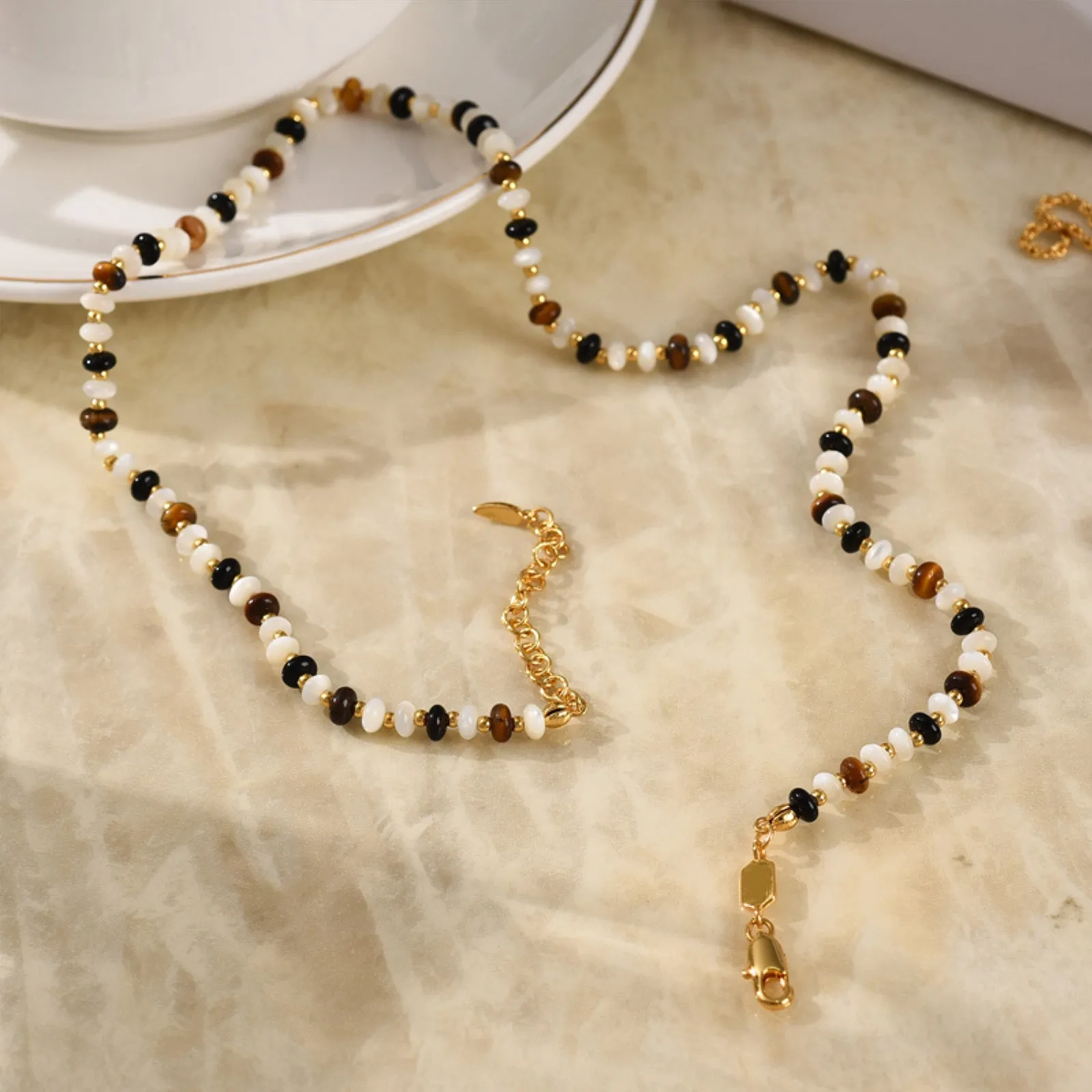 Gemstone Beaded Necklace