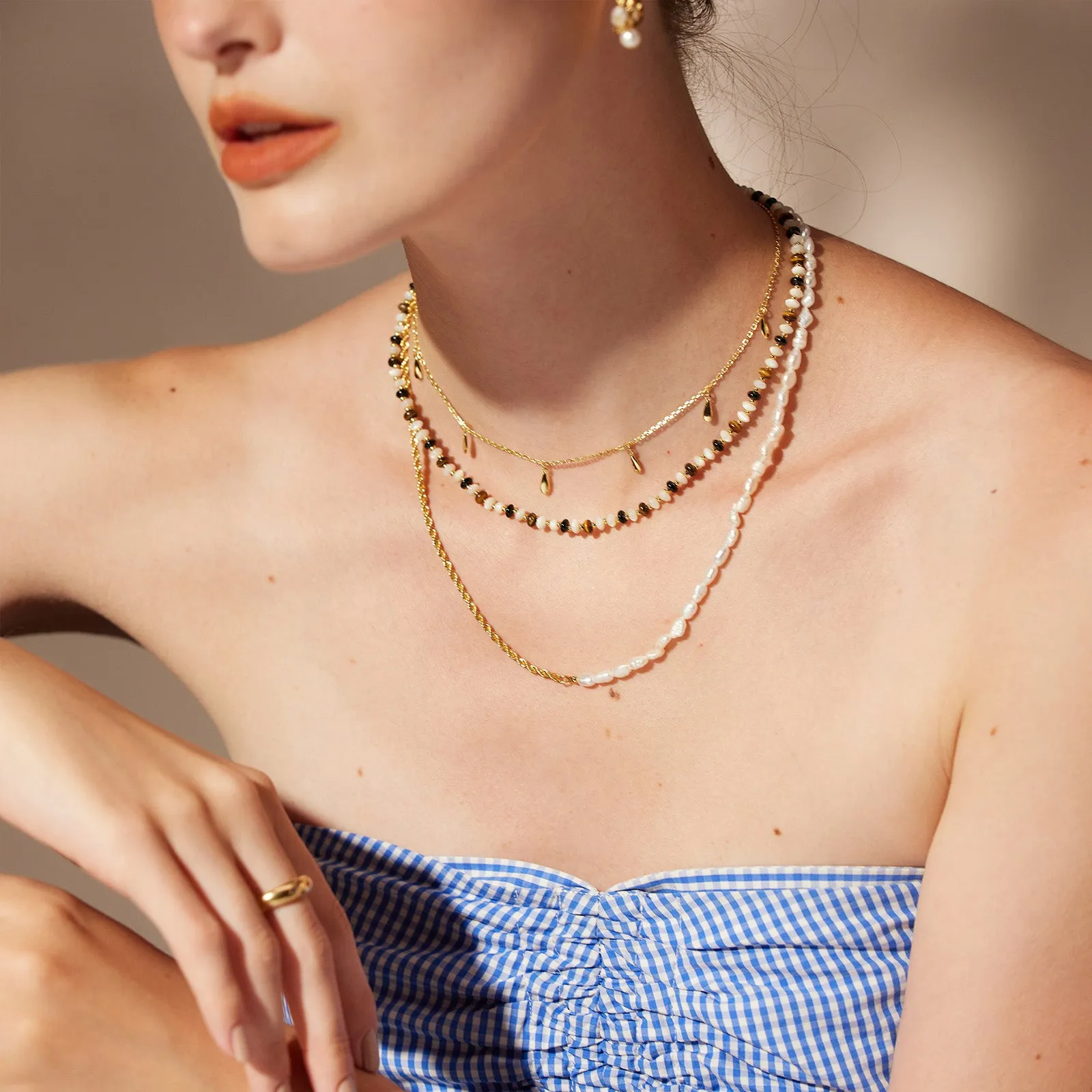 Gemstone Beaded Necklace