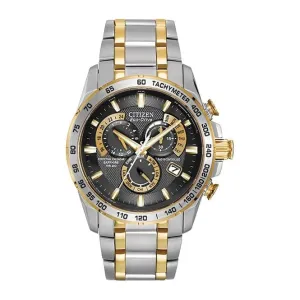 Gents Eco-Drive Perpetual Chrono A.T Bracelet Watch AT4004-52E