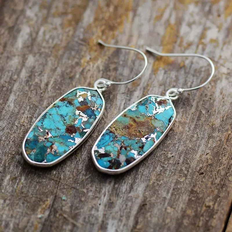 Geometric Turquoises Earring Jess Collection
