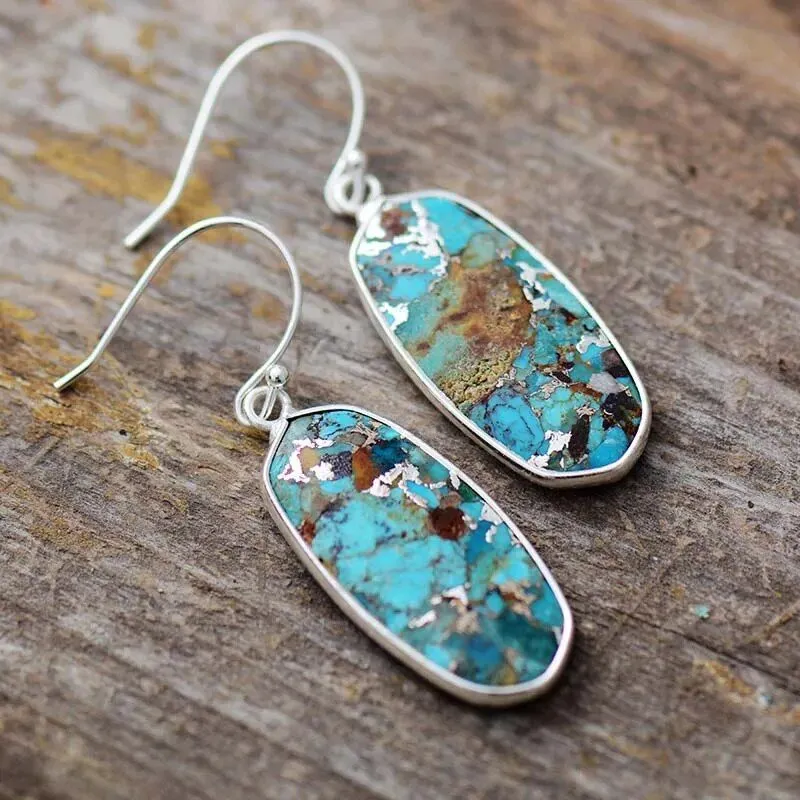 Geometric Turquoises Earring Jess Collection