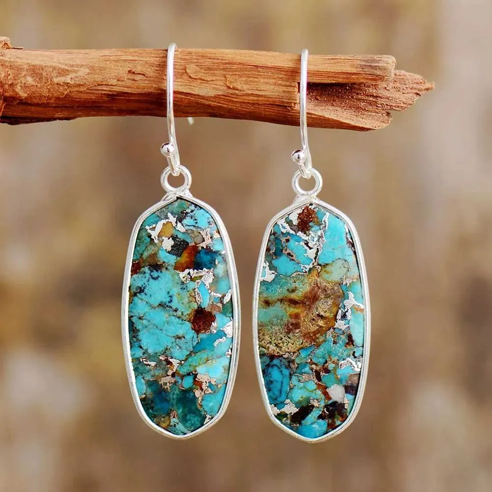 Geometric Turquoises Earring Jess Collection