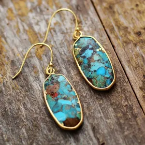 Geometric Turquoises Earring Jess Collection
