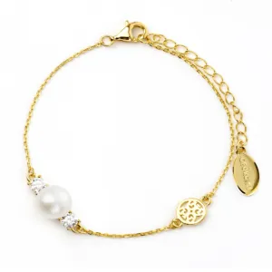 Georgini Oceans Noosa Freshwater Pearl Bracelet Gold
