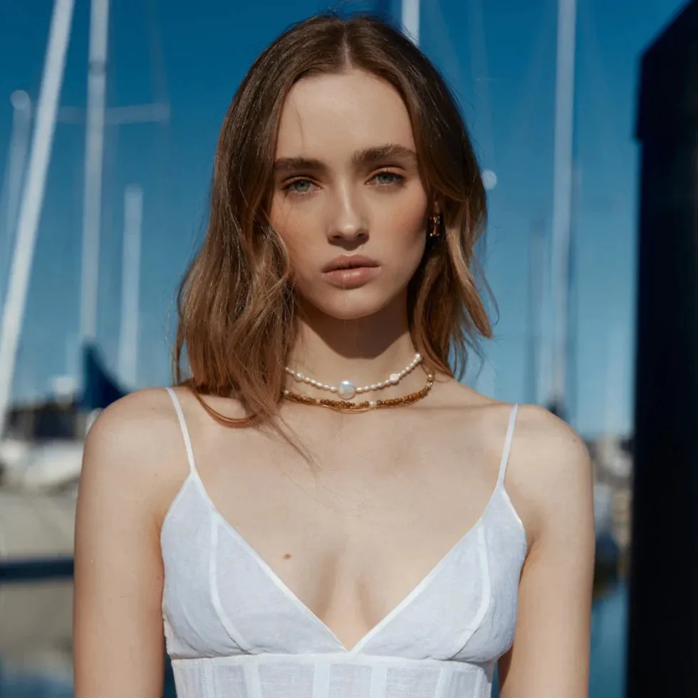 Gia Necklace | Gold