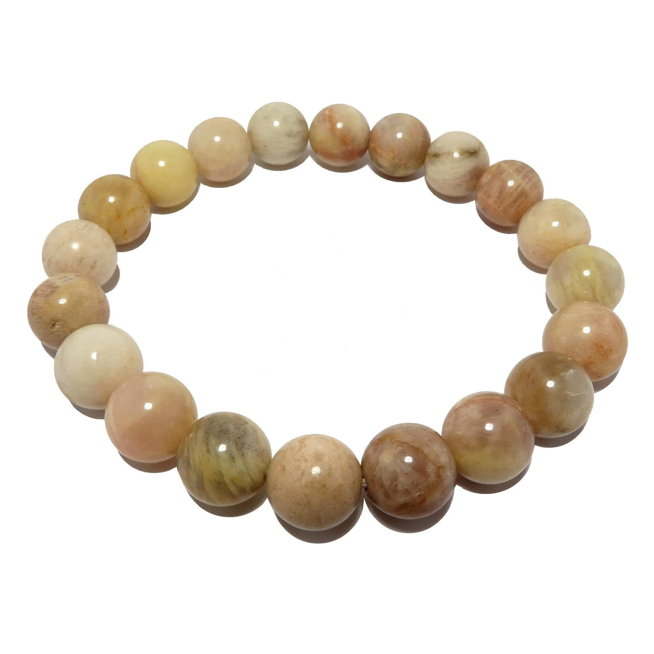 Golden Moonstone Bracelet Peach Reach
