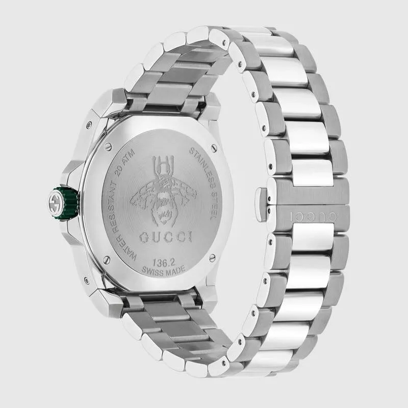 Gucci Dive XL Stainless Steel Green Dial 45mm Quartz
