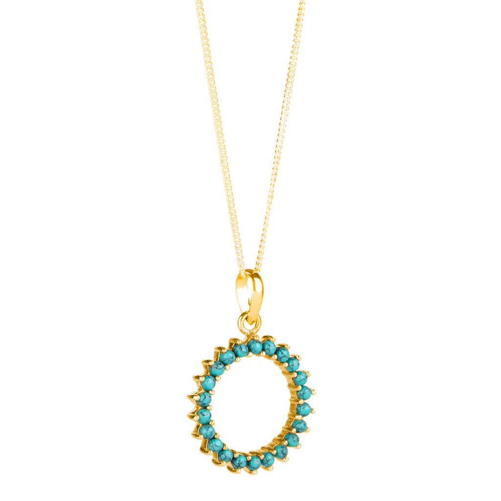 Halo Radiance Necklace - Gold Large