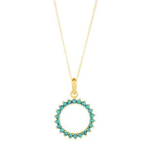 Halo Radiance Necklace - Gold Large