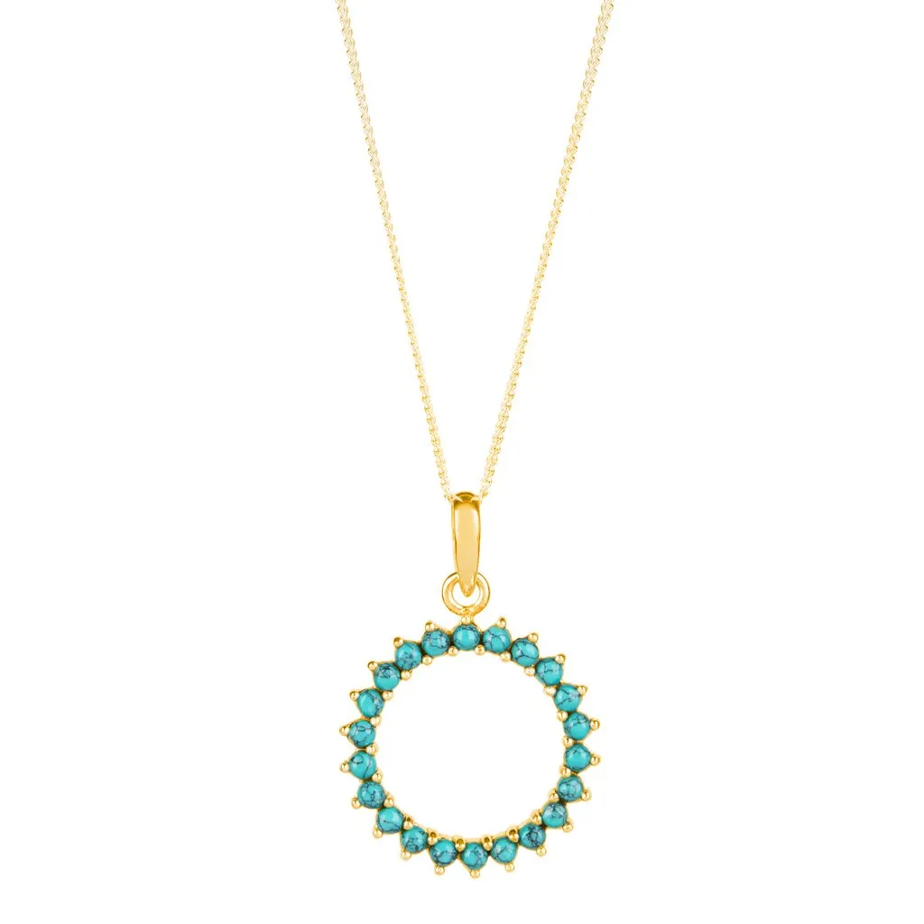 Halo Radiance Necklace - Gold Large