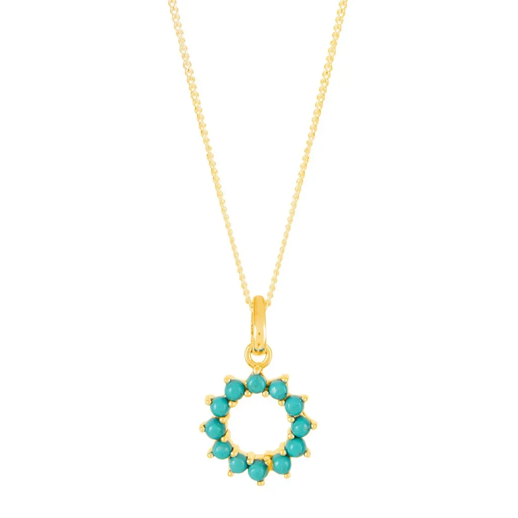 Halo Radiance Necklace - Gold Small