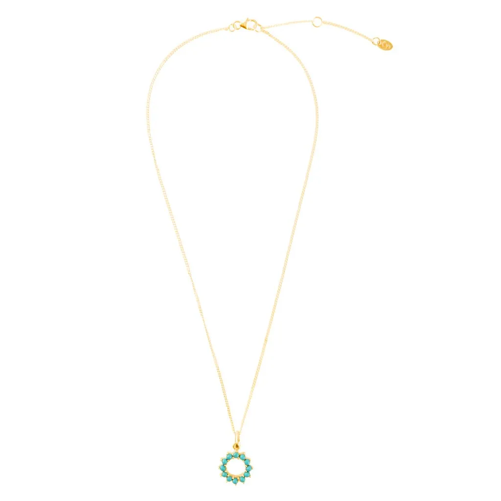 Halo Radiance Necklace - Gold Small