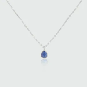 Hampton Sapphire & Sterling Silver Necklace