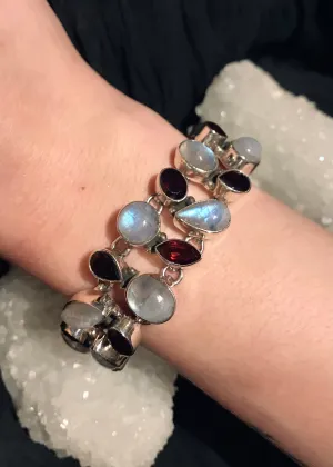 Healing Light Moonstone and Garnet