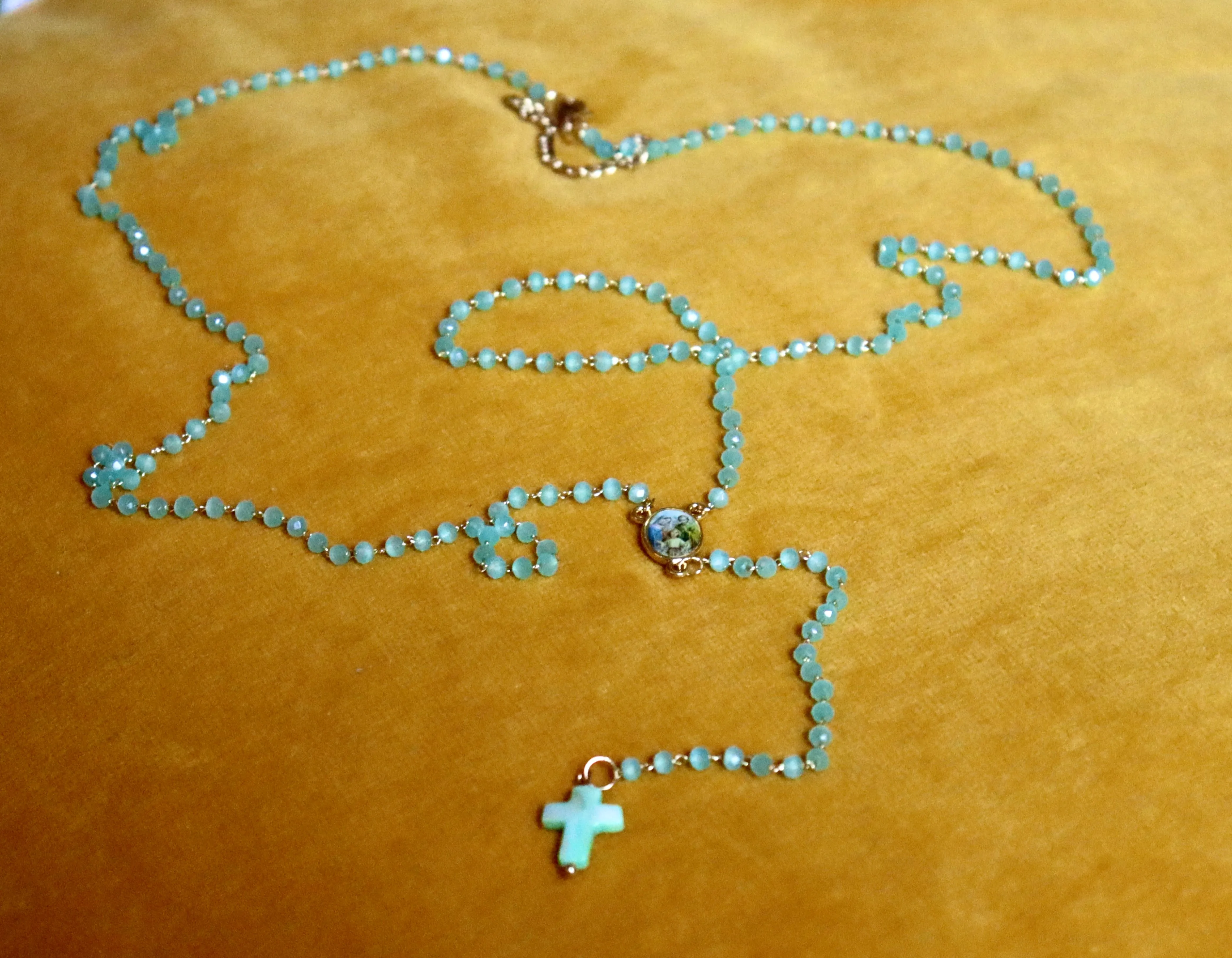 HYPNOCHIC | Rosary Necklace | Turquoise