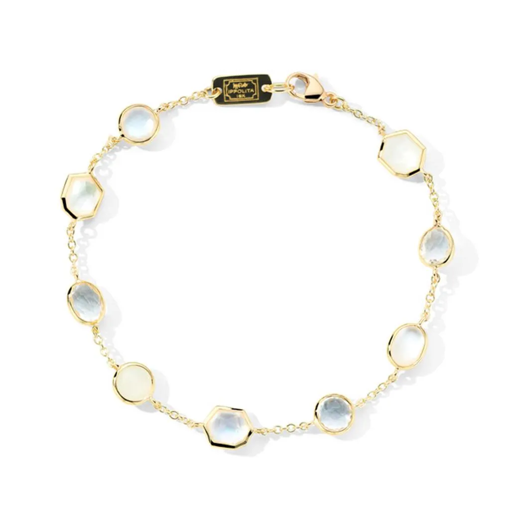 Ippolita 18k Yellow Gold Rock Candy 9-Stone Bracelet