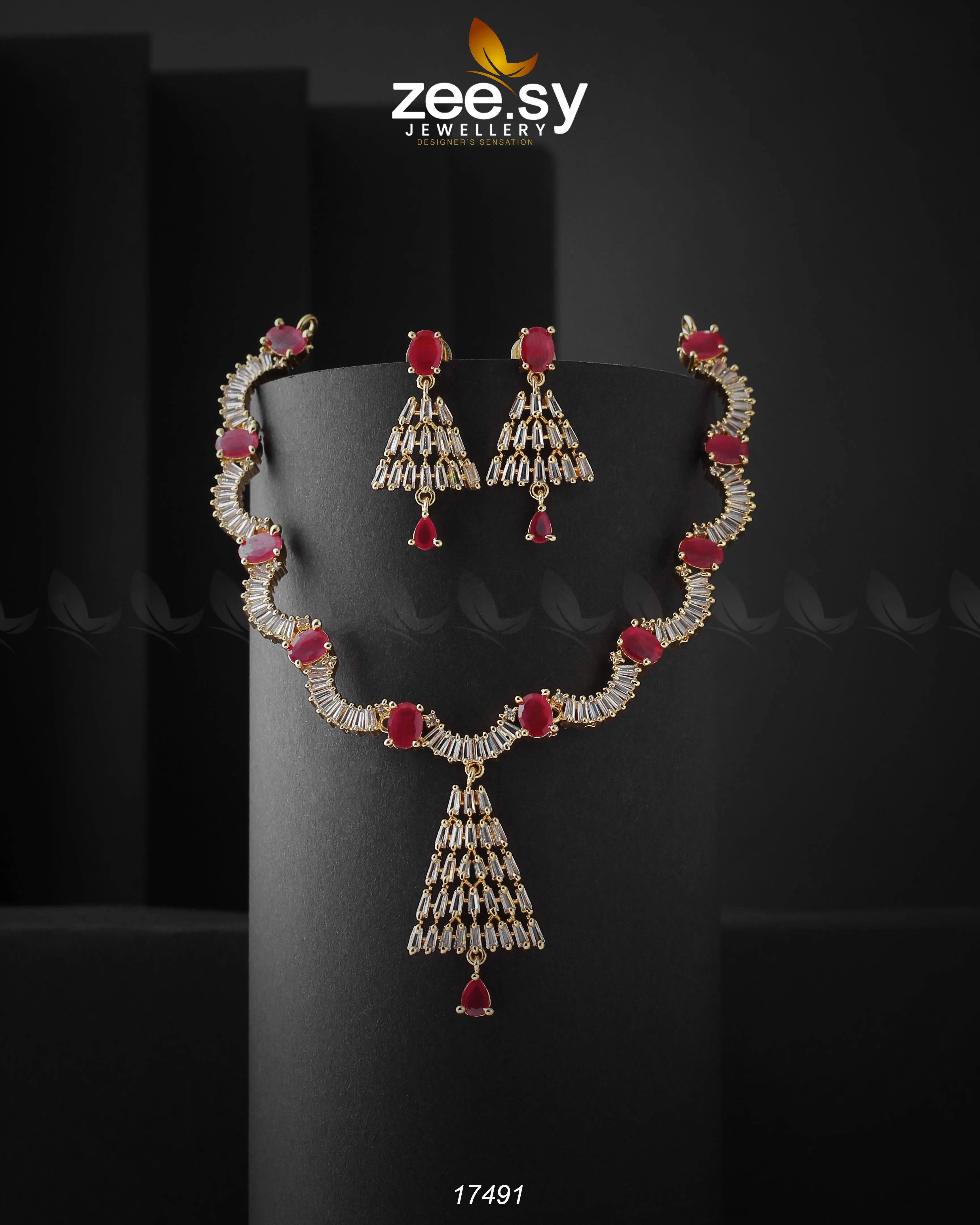Italian Zircon Necklace