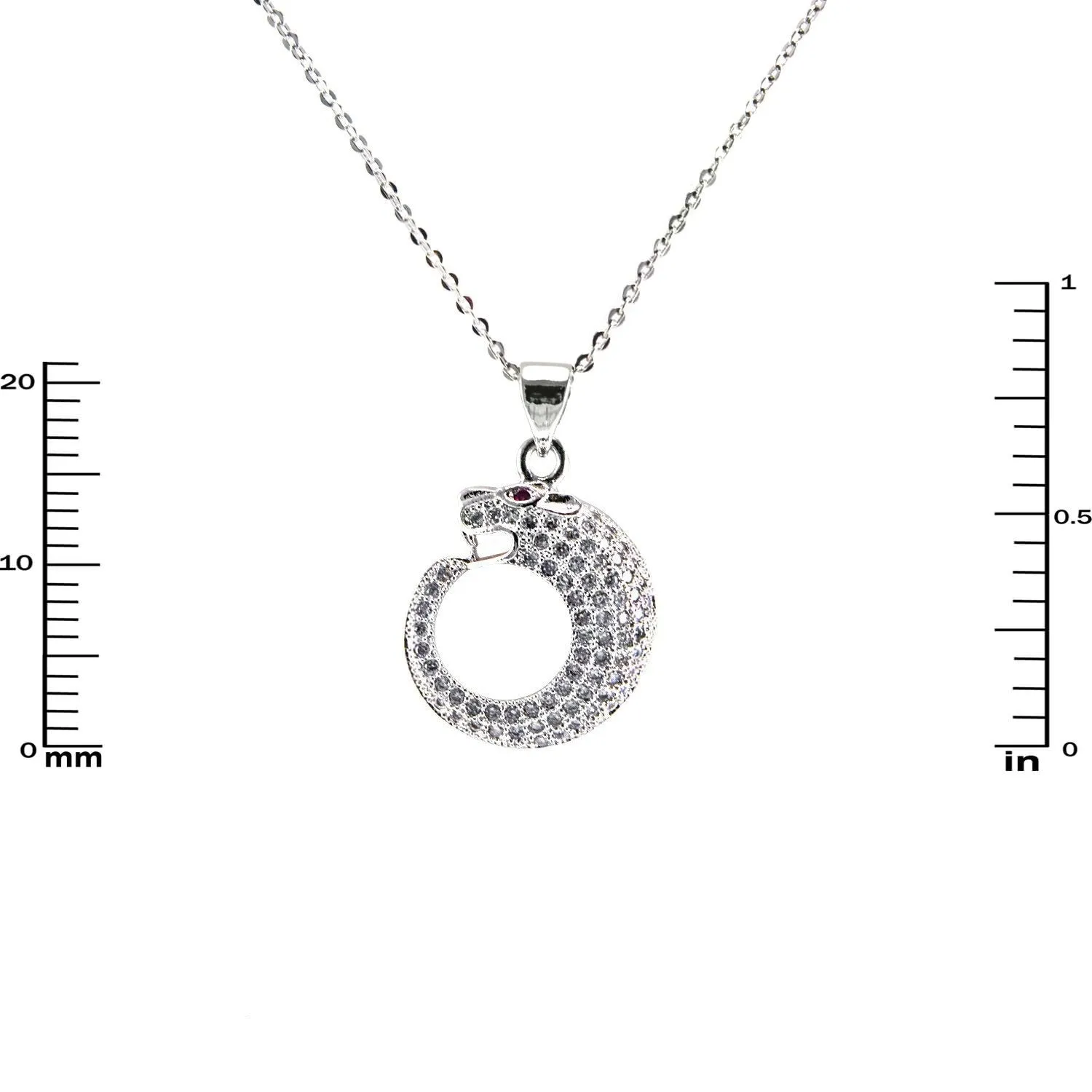 Joezi CZ Panther Pendant