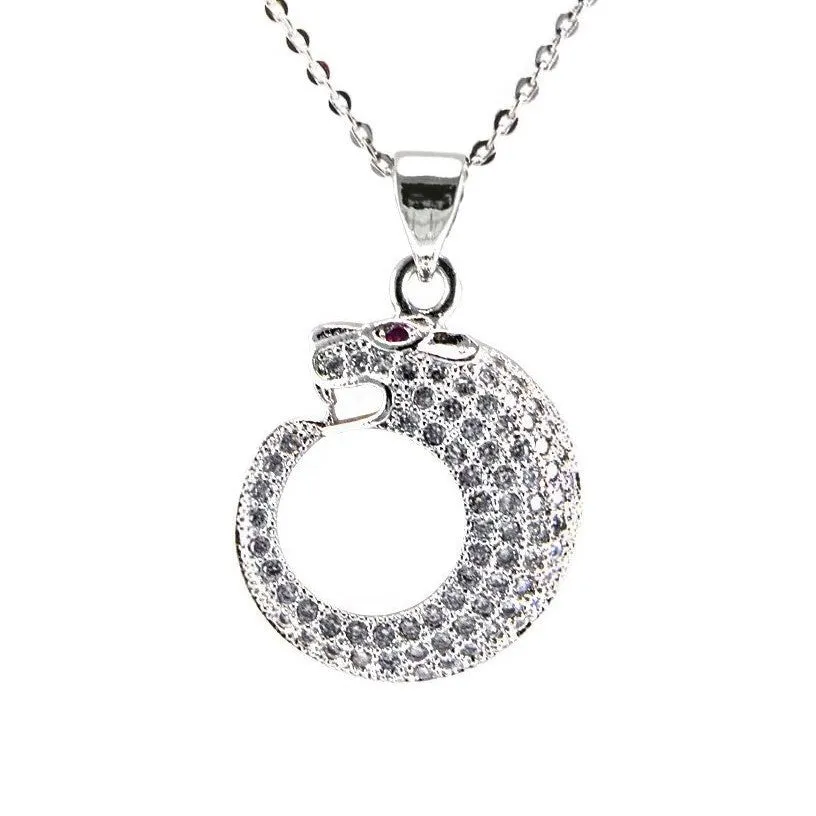 Joezi CZ Panther Pendant