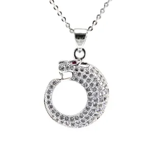 Joezi CZ Panther Pendant