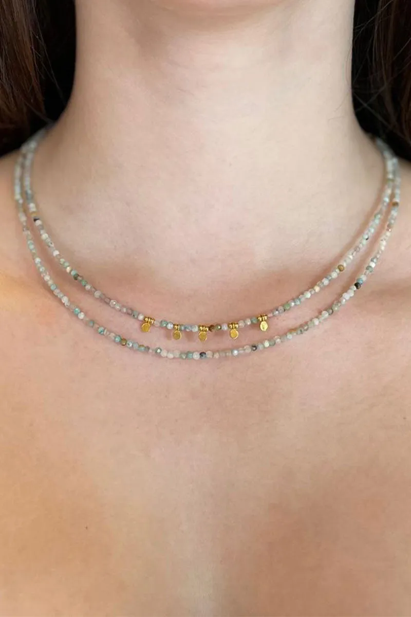 Joko Dot Gemstone Necklace