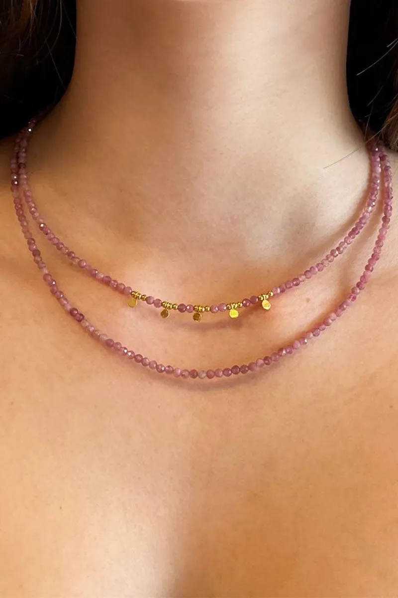 Joko Dot Gemstone Necklace