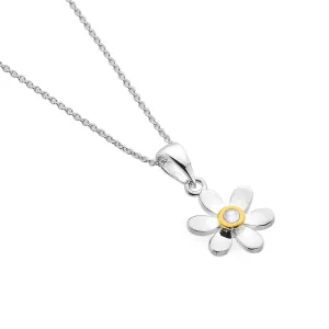June Birthstone Daisy Pendant
