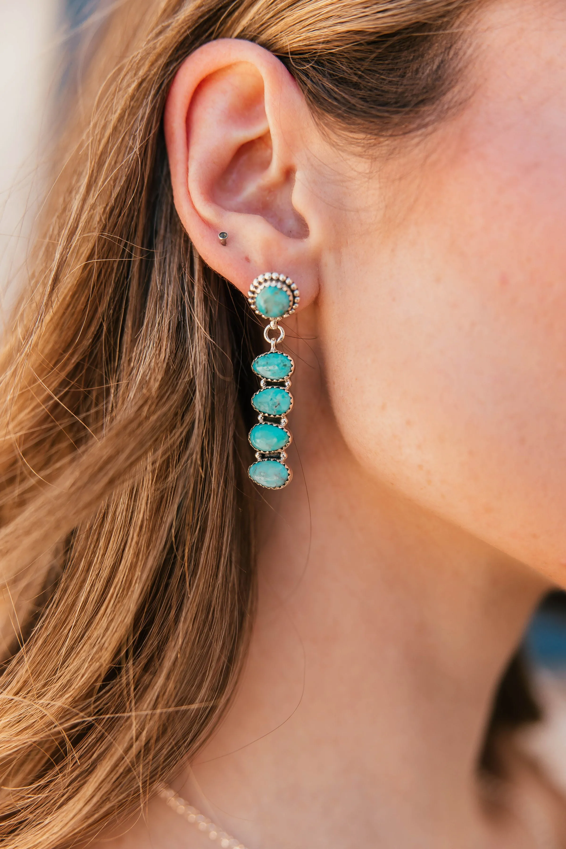 Kingsman Turquoise Serene Drop Earrings