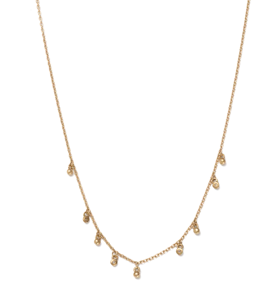 Kirstin Ash 9k Gold Sea Mist Necklace