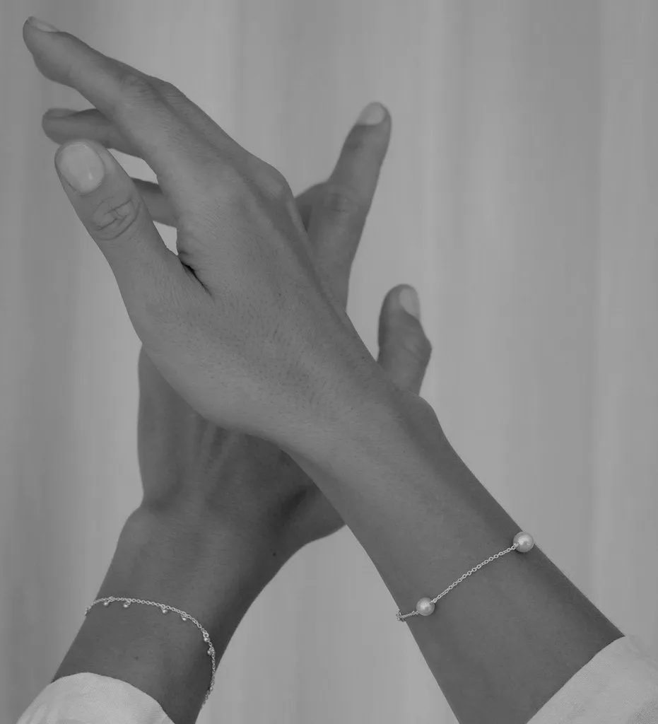 Kirstin Ash Sea Mist Bracelet, Silver