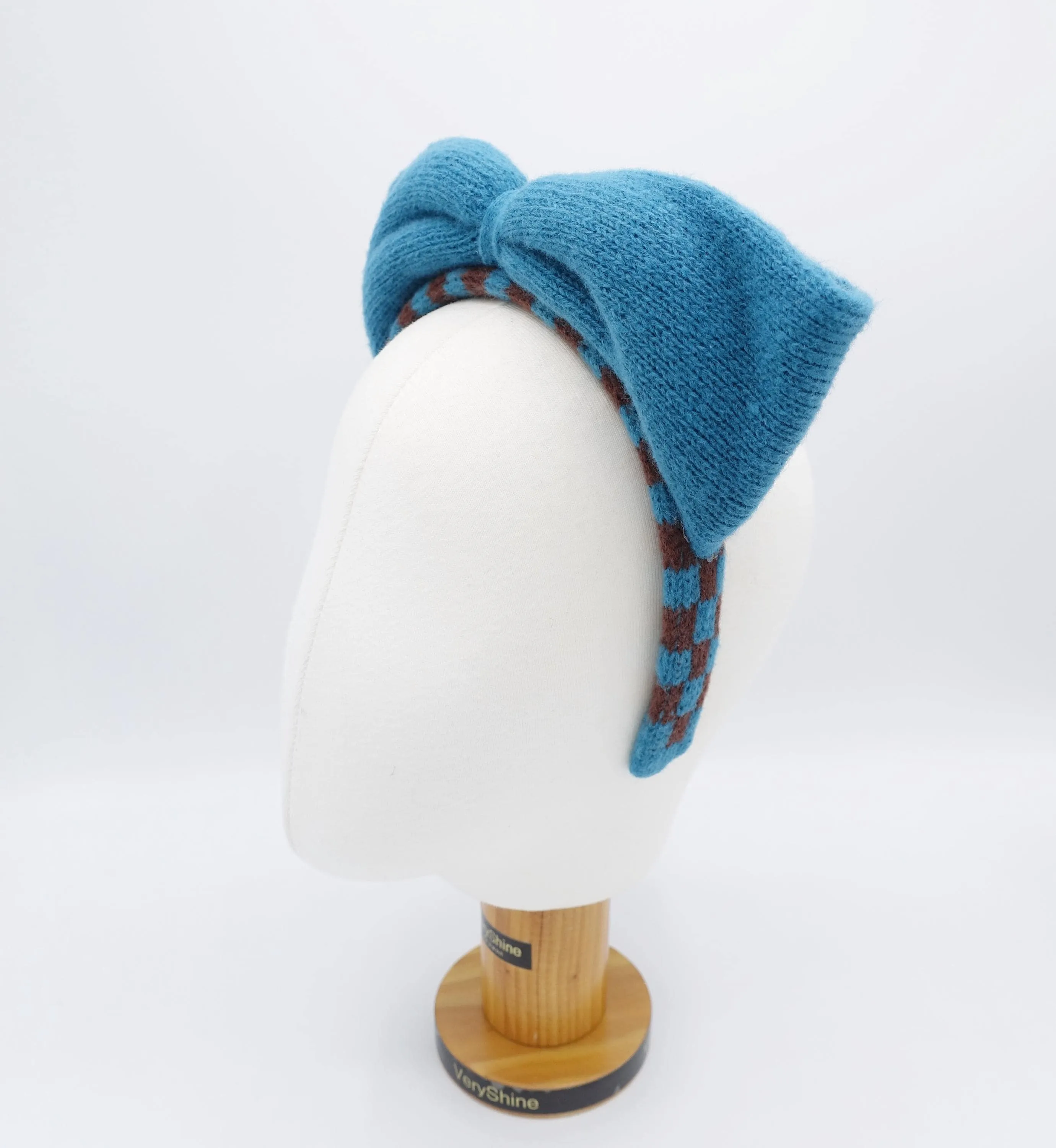 knit bow headband, cute Winter headband